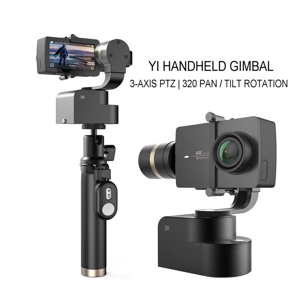 Yi Handheld Gimbal - Action Sport Camera Stabilizer Yi 4K 4K Selfie Stick Action Bluetooth Monopod