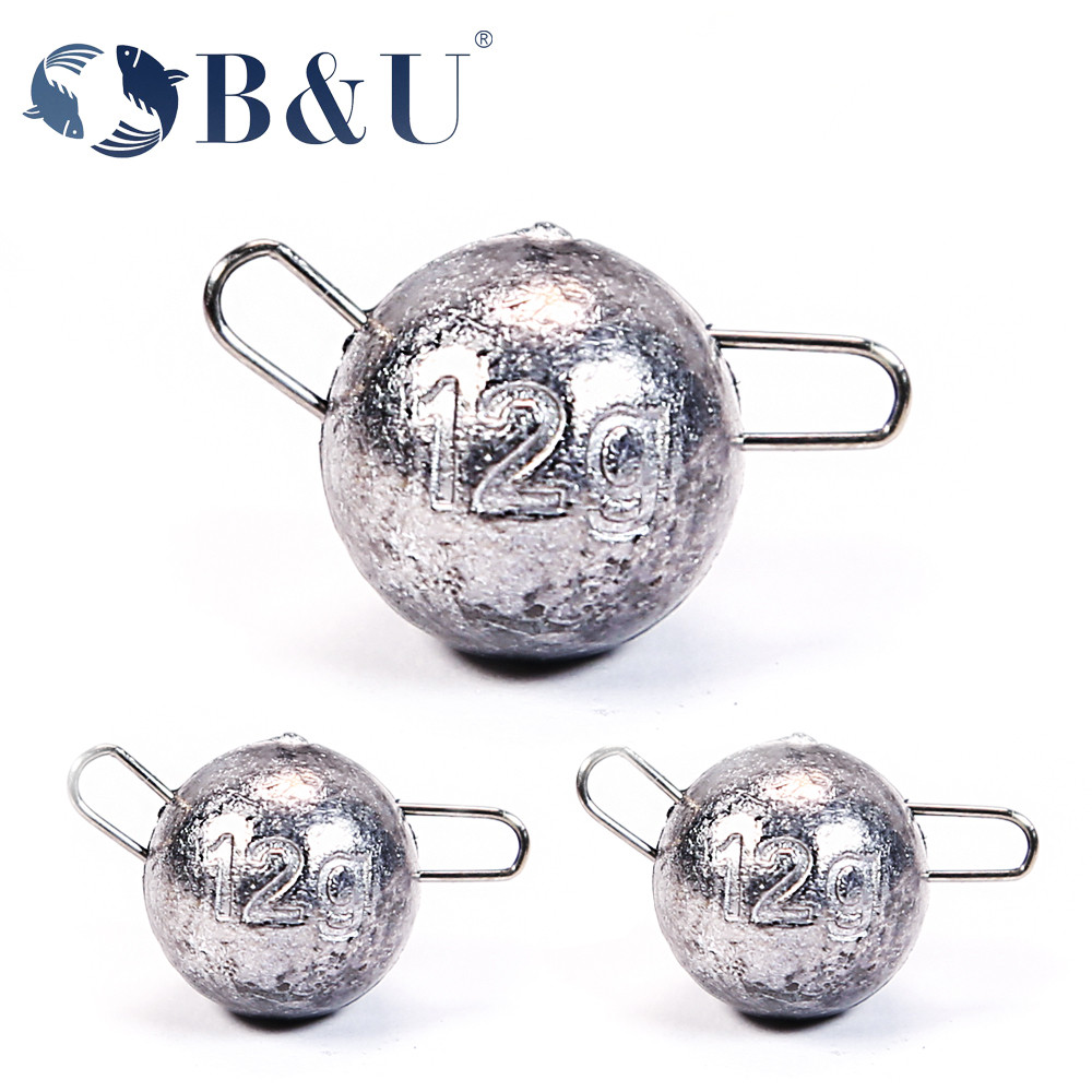 B&U Fishing Cheburashka Weight Sinker Fishing Accesories Swing Jig Head Bullet Weights Soft Lure
