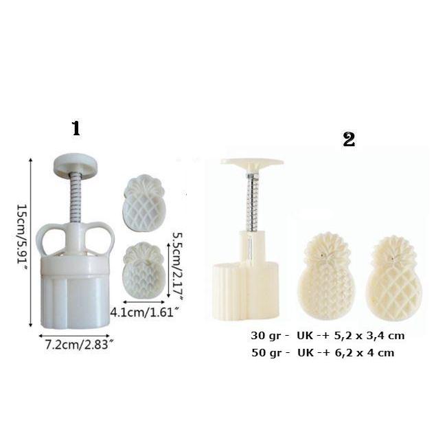 Cetakan Nastar Taiwan/Mooncake Bentuk Nanas