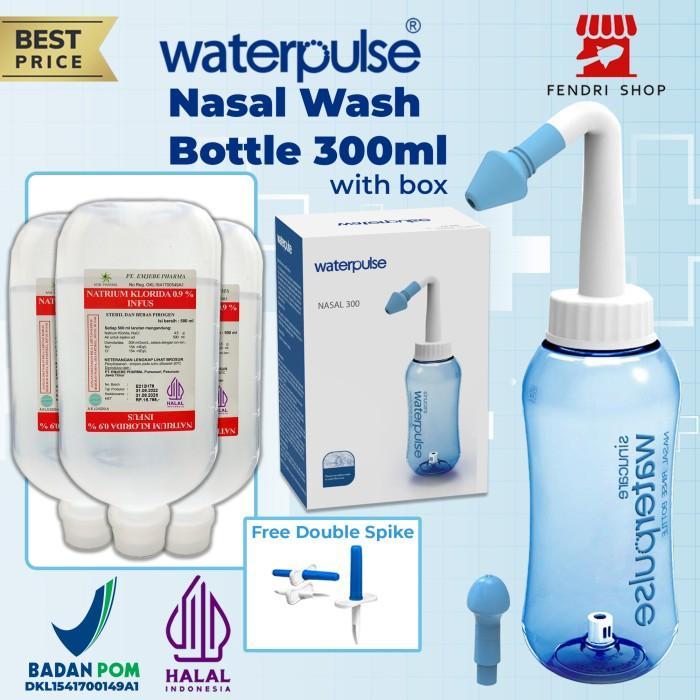 PAKET LENGKAP CUCI HIDUNG 3 NACL , GRATIS DOUBLE SPIKE