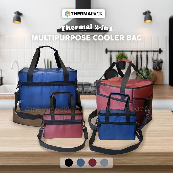 Thermapack Premium Thermal 2 In 1 - Multipurpose Cooler Bag Cocok Untuk Tas Piknik Atau Tas Kurir