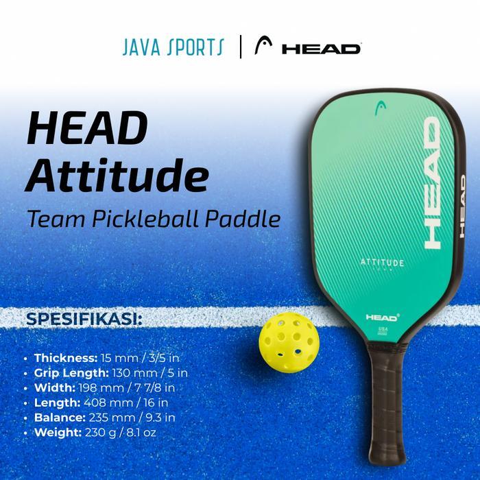Raket Pickleball Head Attitude Team Original Pickleball Paddle Racket