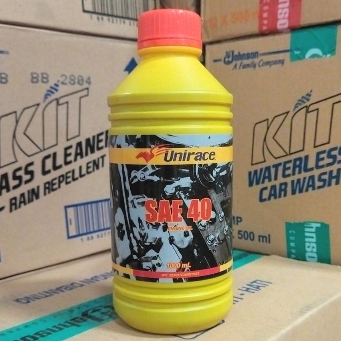 OLI MESIN UNIRACE SAE 40 1 LITER