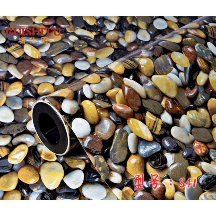 Karpet Lantai/Sticker Lantai/serbaguna/Karpet motif kayu Texture/sudah ada lem lebar