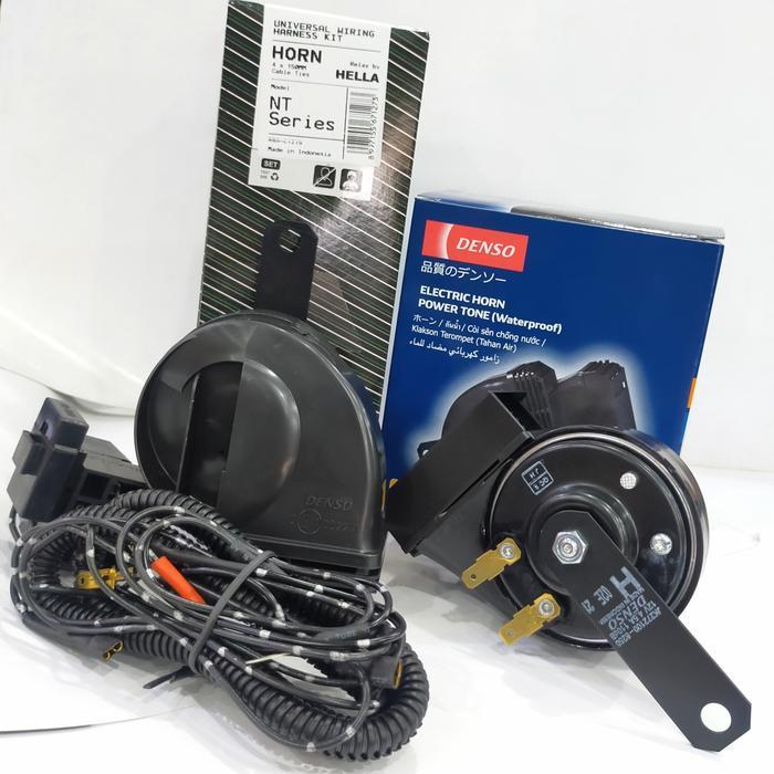 Klakson Keong Denso Waterproof (Power Tone) + Rellay Hella