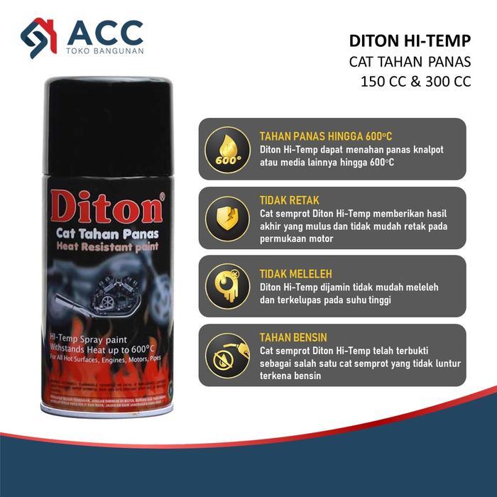 "New" DITON Hi Temp Pylox Pilox Pilok Cat Semprot Anti Panas Knalpot