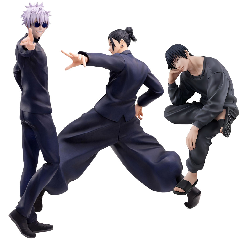 JJK Anime Figure Geto Suguru Fushiguro Toji Gojo Satou doll Combat pose style action figure Model