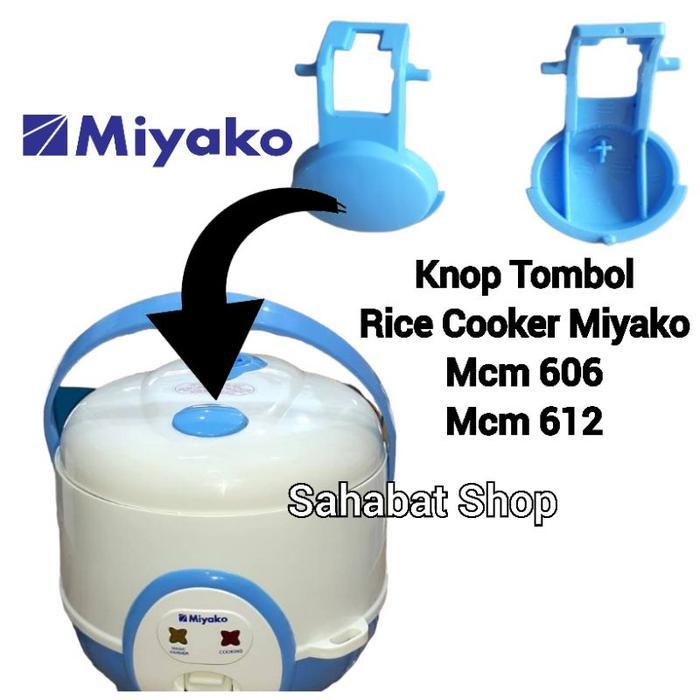 TOMBOL PENCETAN / PENGUNCI TUTUP MAGIC COM / RICE COOKER MIYAKO ORIGINAL MCM 606 MCM 612 DLL