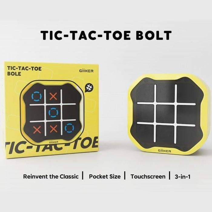 Giiker Super TIC TAC TOE BOLT Chess Puzzle Toys Mainan Asah Otak