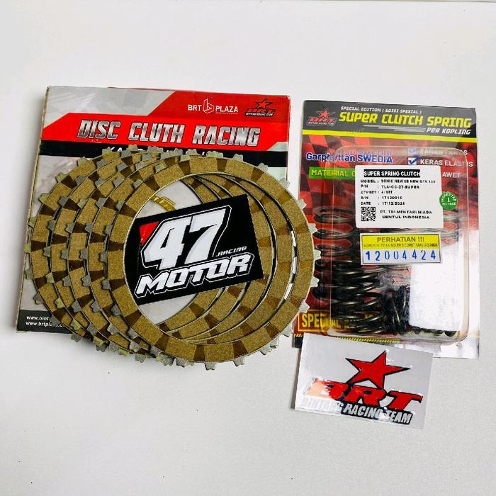 Paket Kampas & Per Kopling Brt Super Oteva Sonic 150 New Cb Cbr 150R