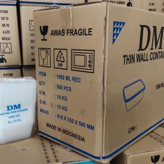 (PROMO RAMADHAN) THINWALL DM 1000 ML REC PREMIUM TERMURAH TERLARIS