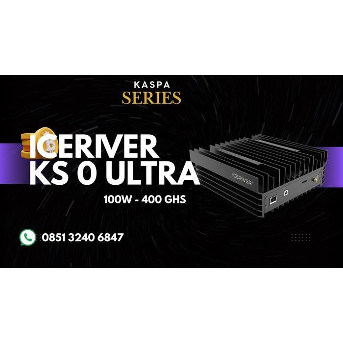 Iceriver Kas Ks0 (100 Ghs) Kaspa Miner 65W Kas Miner Original