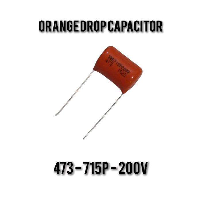 Kapasitor Capacitor Sprague Orange Drop SBE 715p 473j 0.047 200v