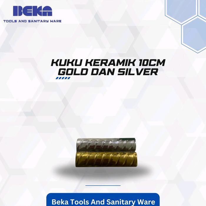 Kuku Keramik / Kuku macan / Bon Bon Ulir Gold dan Silver MEWAH 10CM