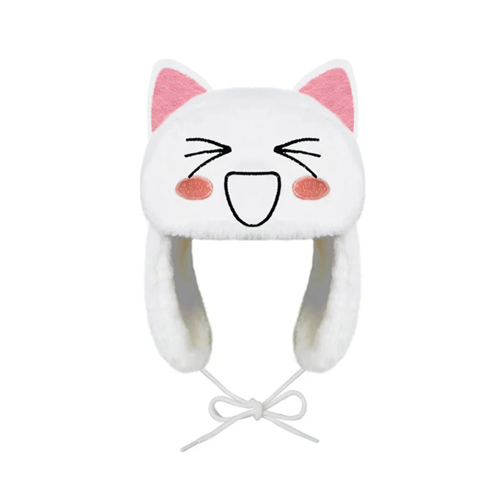 Fashion Winter Warm Ushanka Women Kawaii Toro Inoue Cute Plush Hat Big Head Circumference Female