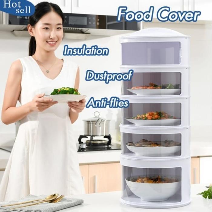 Tudung Saji 5 Susun / Rak Makanan 5 Tingkat / Tempat Makanan 5 Susun Tbk