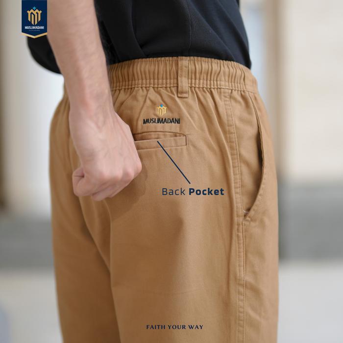 Muslimadani Celana Sirwal Shafwan Celana Casual Dewasa Celana Sunnah Laa Isbal Ankle Pants Populer