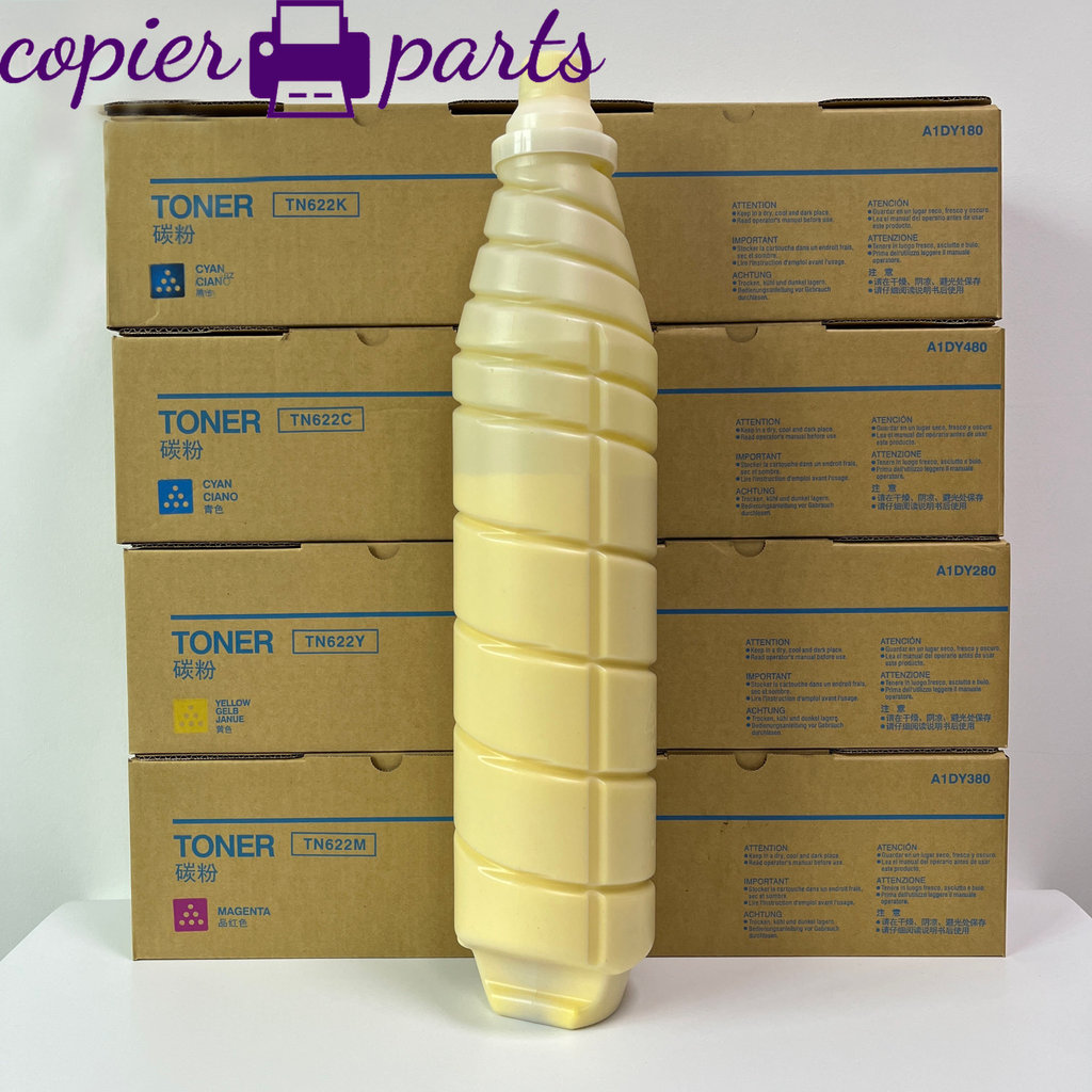 TN622 Toner Cartridge for Konica Minolta Bizhub C1085 C6100 C1100 C6085 TN-622 TN622M TN622K TN622Y