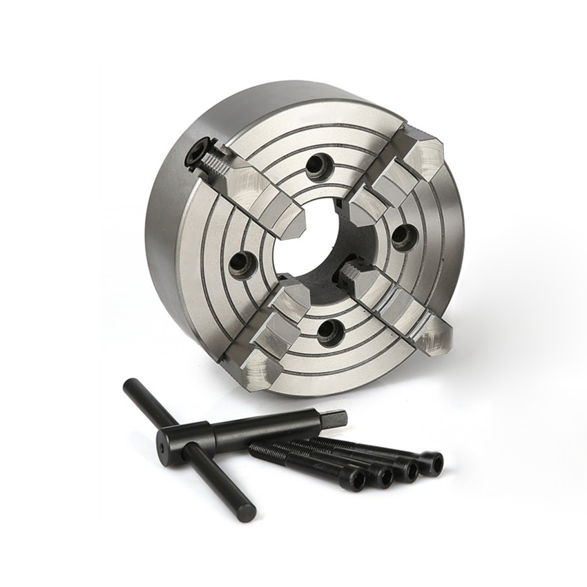K72-160 4-jaw Chuck Lathe Chuck Manual Metal Lathe Chuck Four Jaw High-precision Single Action Chuck