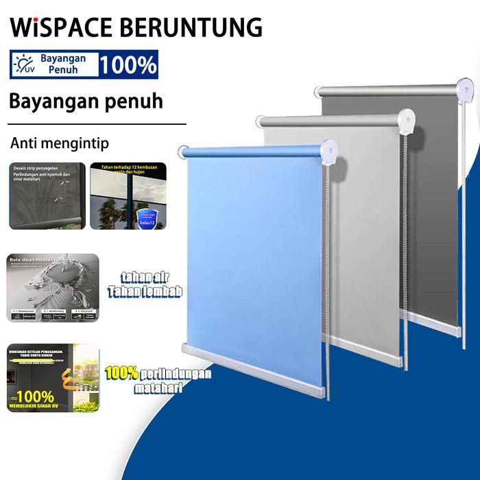 Promo Tirai Gorden Tirai Kantor Tarik Roller Blind Tirai Jendela Aesthetic Gorden Tarik Tirai Roller