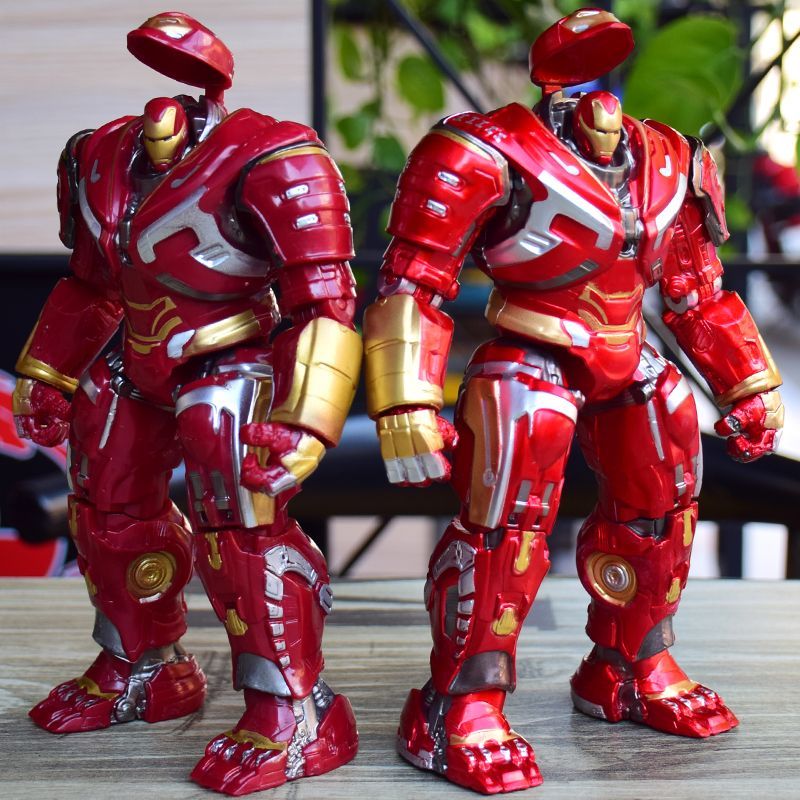The Avengers Action Figure Hulkbuster Statue Collect Model Metallic Paint Figurine Adult Kid Xmas