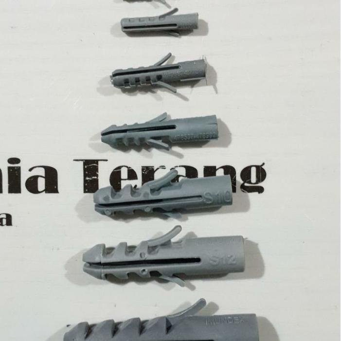 "New" Fisher IMUNDEX S4 isi 100pcs / Fiser S 4 / Viser Lubang Dinding 4mm