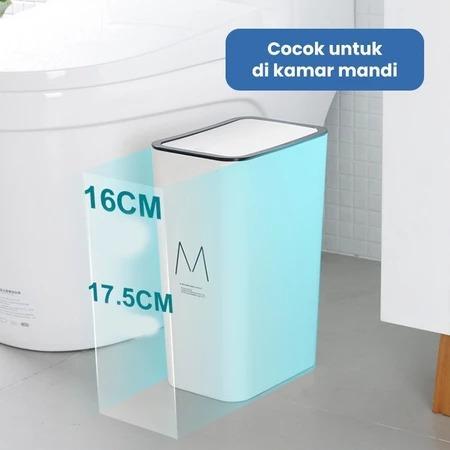 Dejavu Tong Sampah Plastik/ Tempat Sampah Minimalis/ Tempat Sampah Klik Otomatis