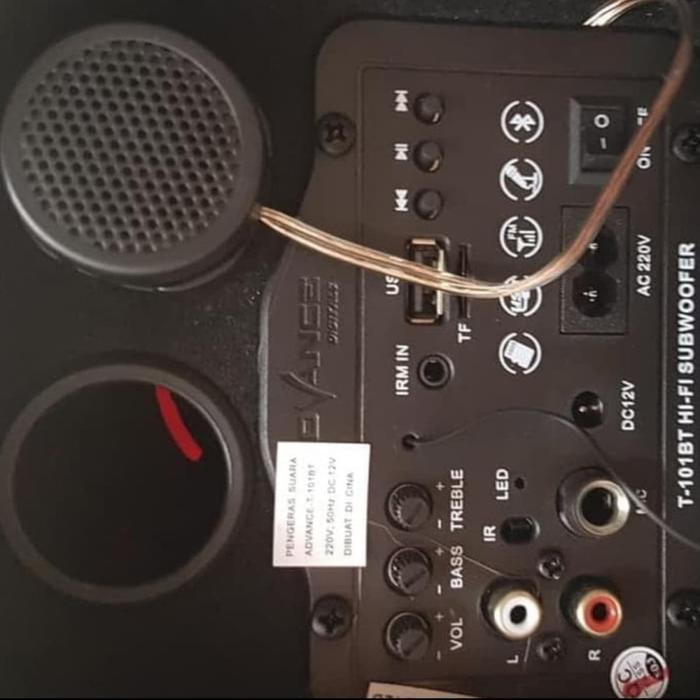 Speaker Bluetooth portable Advance T 102 BT 6,5 inch