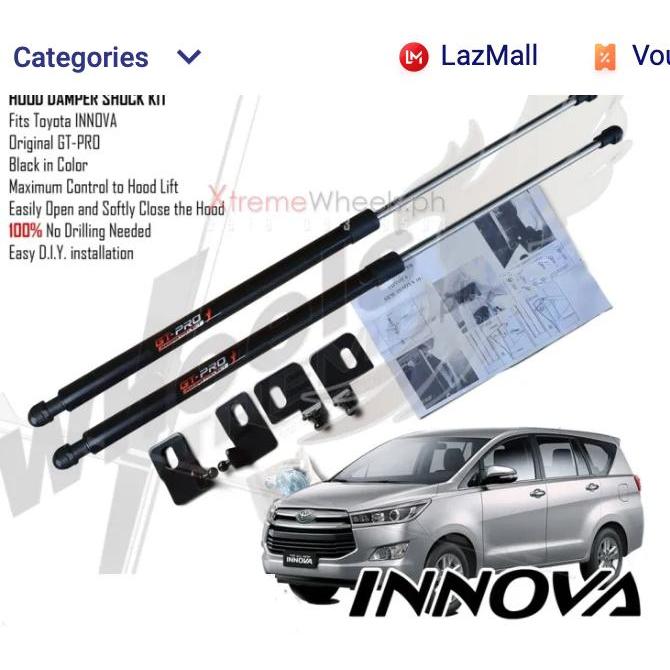 HOOD DUMPER ENGINE SHOCK KAP TOYOTA GRAND INNOVA 2012-2015