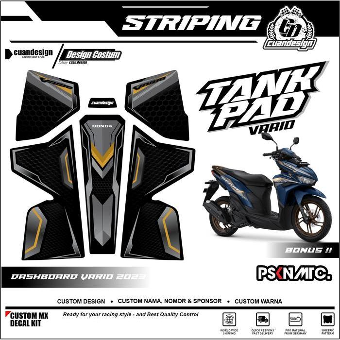 STICKER TANKPAD PELINDUNG DASHBOARD DECKPAD VARIO 125 NEW 2023 STICKER DASHBOARD MOTOR VARIO 2023
