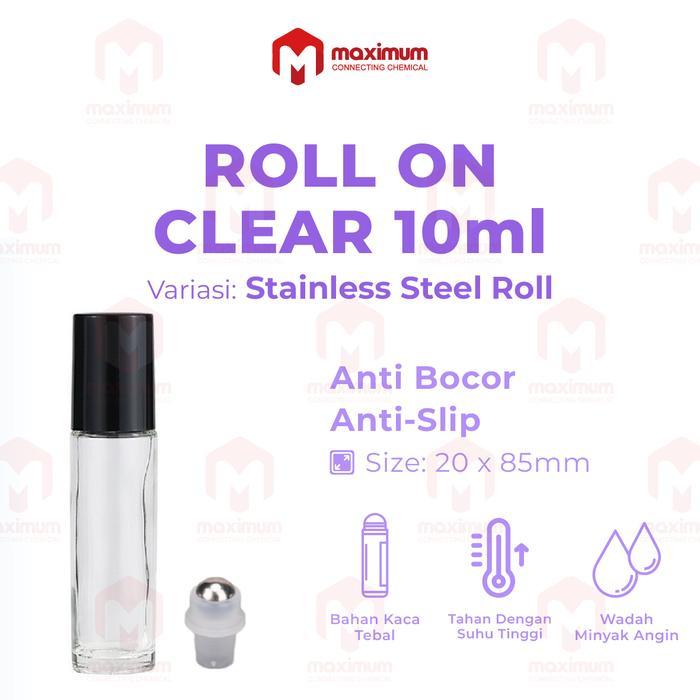 BOTOL ROLL ON CLEAR 10ML / BOTOL ROLL ON 10ML BENING