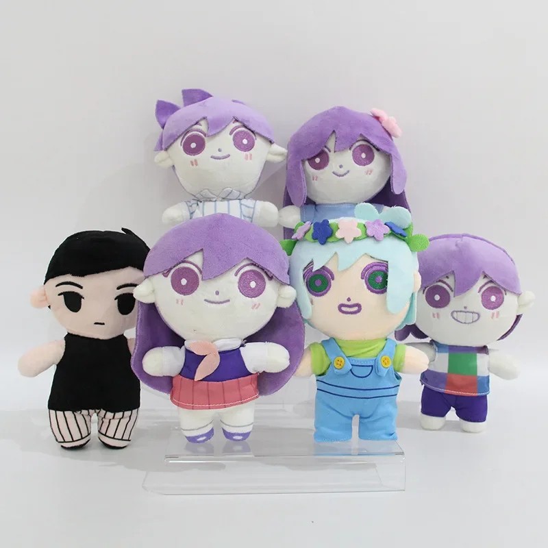 Omori Plush Toys Cartoon Sunny Aubrey Kel Mari Merch Stuffed Dolls OMORI Cosplay Plushies Figure