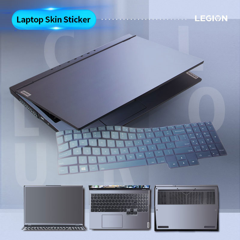 For Lenovo Laptop Sticker 2024/2023 Legion Pro 5/7 Slim 5/7 Colourful Skin+Keyboard Cover Body