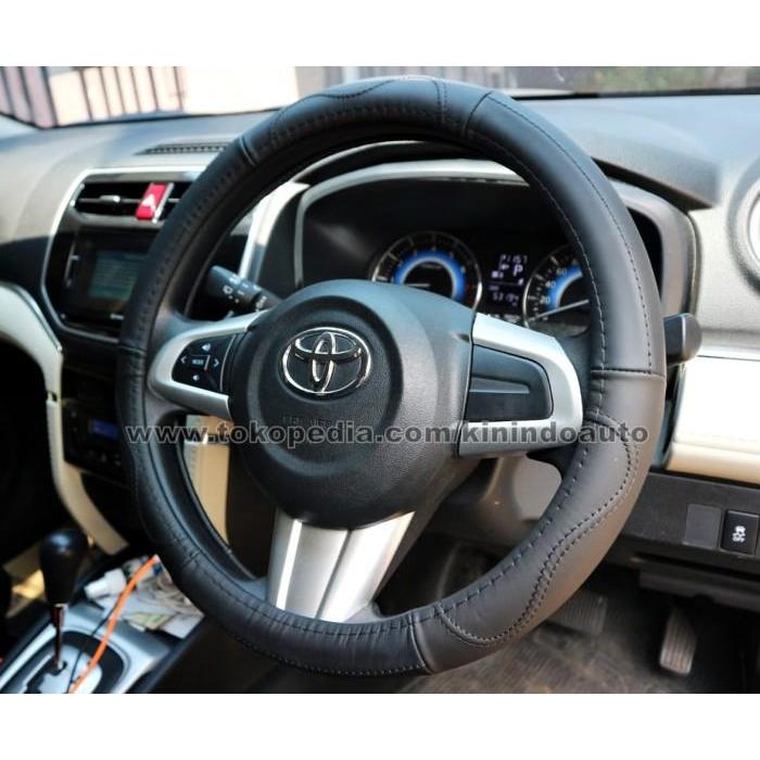 SARUNG STIR / COVER STIR KULIT ASLI TOYOTA RAIZE