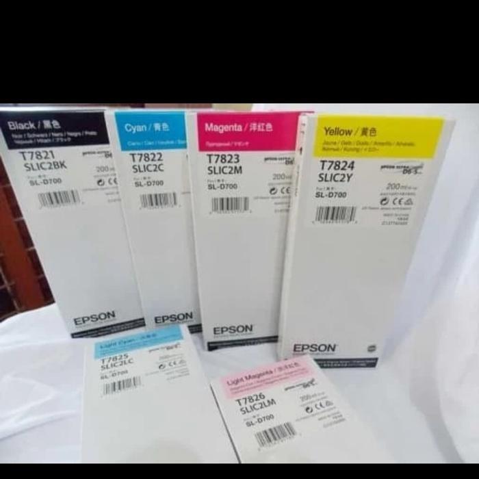 Tinta Epson Sl-D700 T7821-T7826 Original