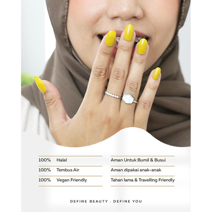 SPECIAL DEALS Kutek Halal Difra Nail Polish Cat Kuku Minevital Versi Kecil Kutek Halal Breathable