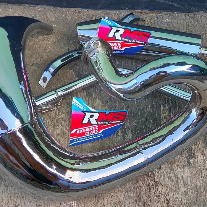 Knalpot Udang Trail Satria 2 Tak A100 Rg R