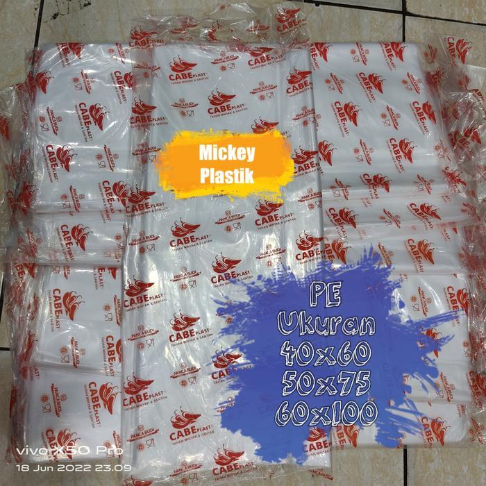 Stok Baru Plastik Ikan Hidup / Plastik Ayam 10Kilo / Plastik Sayur Besar 40x60cm