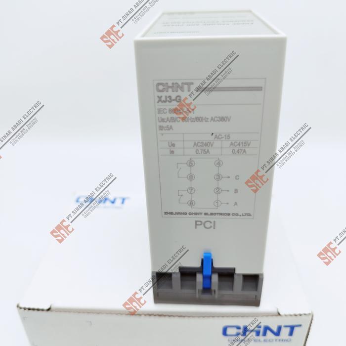 Super Hemat Phase Relay Control Chint Xj3-G Phase Failure Relay