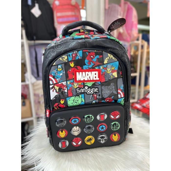 Smiggle Marvel Backpack Tas Sekolah Anak