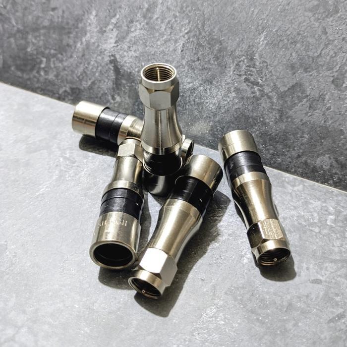 Konektor F Compress Rg11 Taiwan Jack Compress Rg11 Taiwan