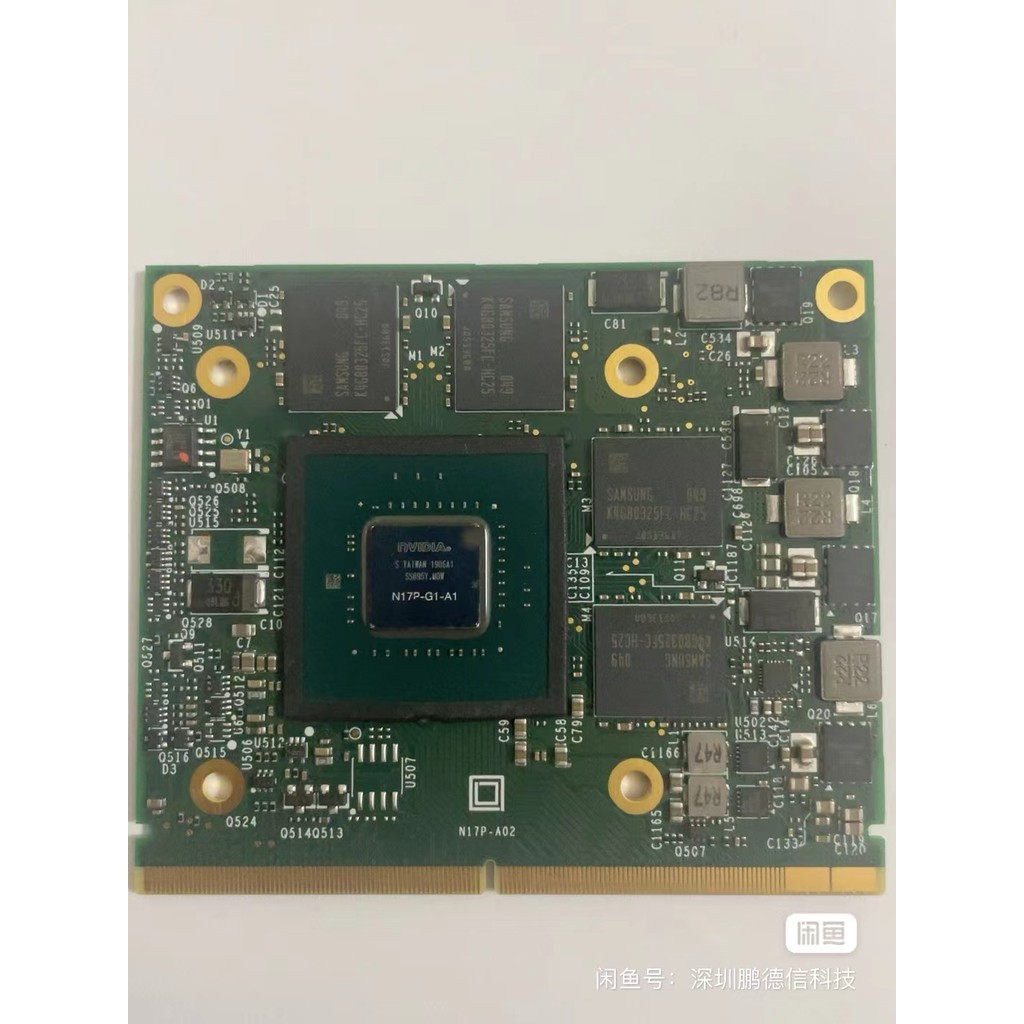 Original GTX1050 GTX1050TI GTX 1050 4GB MXM 3.0 Tybe-A Placa de vídeo VGA N17P-G1-A1 Para Dell HP La