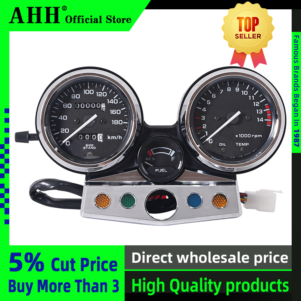 AHH Instrument Assembly Gauges Meter Cluster Speedometer Odometer Tachometer For HONDA CB400 CB400SF