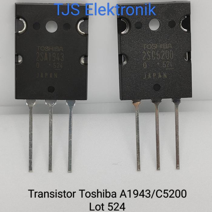 "New" Transistor Toshiba A1943 C5200 Seri Lot 524