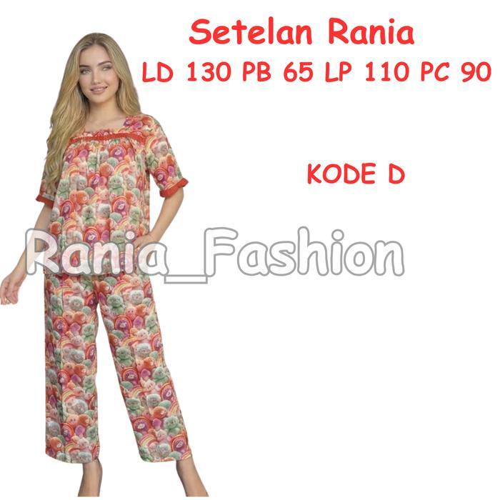 "New" Daster Rania Fashion Motif SETELAN RANIA Viral Terbaru