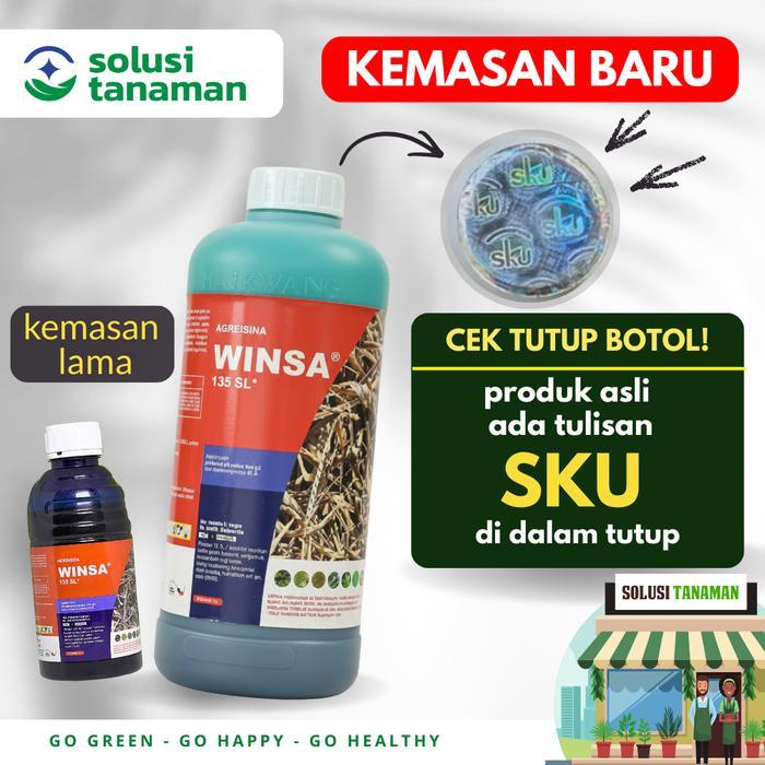 Herbisida WINSA 135 SL 1 LTR PEMBASMI RUMPUT LIAR/GULMA Obat RUMPUT Tanaman