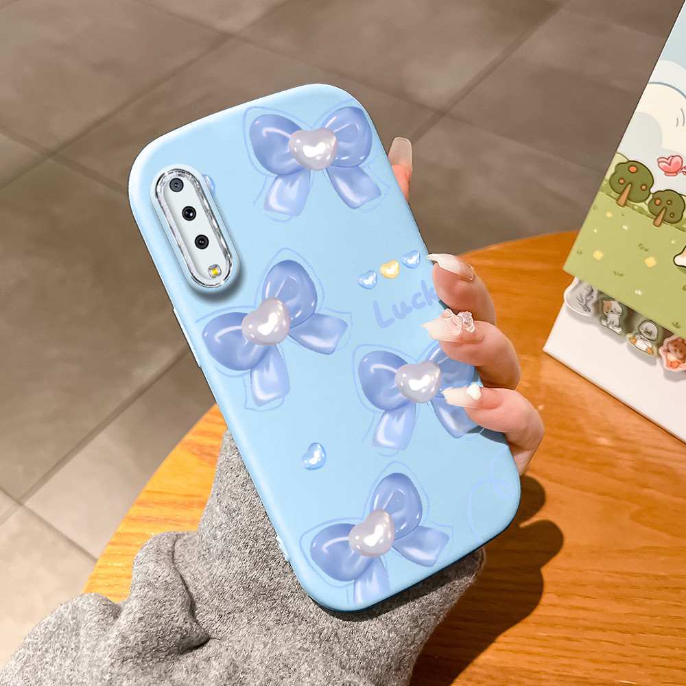 Casing Hp Untuk Compitable With Samsung Galaxy A7 2018 A750 Phone Case Softcase Kesing Sofcase Bow L