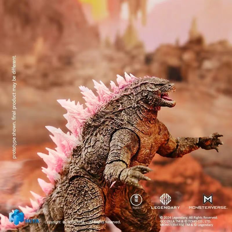In Stock 18CM HIYA Action Figure Exquisite Basic Series Kong The New Empire Godzilla Evolved Ver