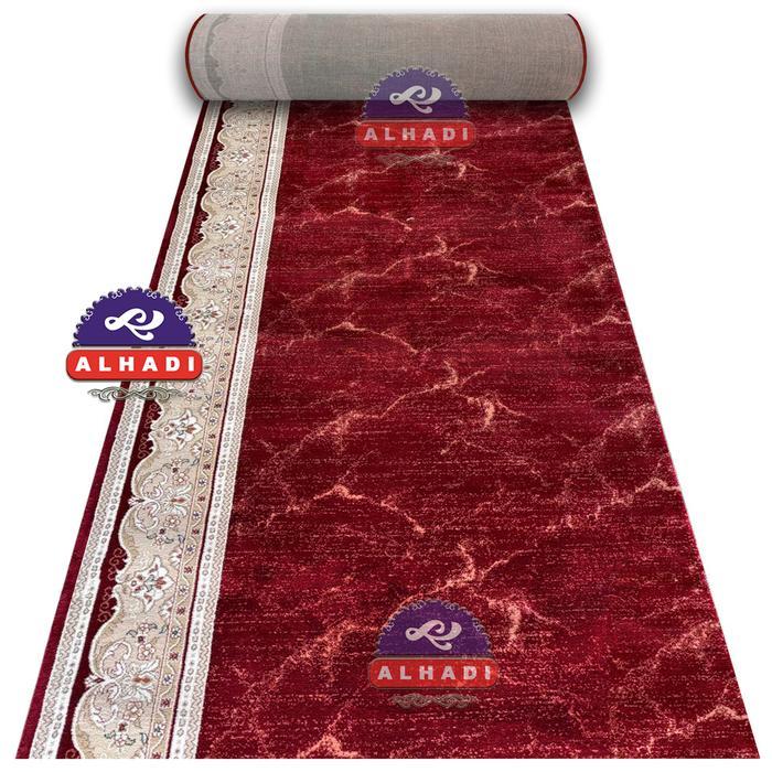 Alhadi Karpet Masjid ROMIGRA METERAN Ukuran 100 x 120cm Tebal 22mm Sajadah Mushola Turki