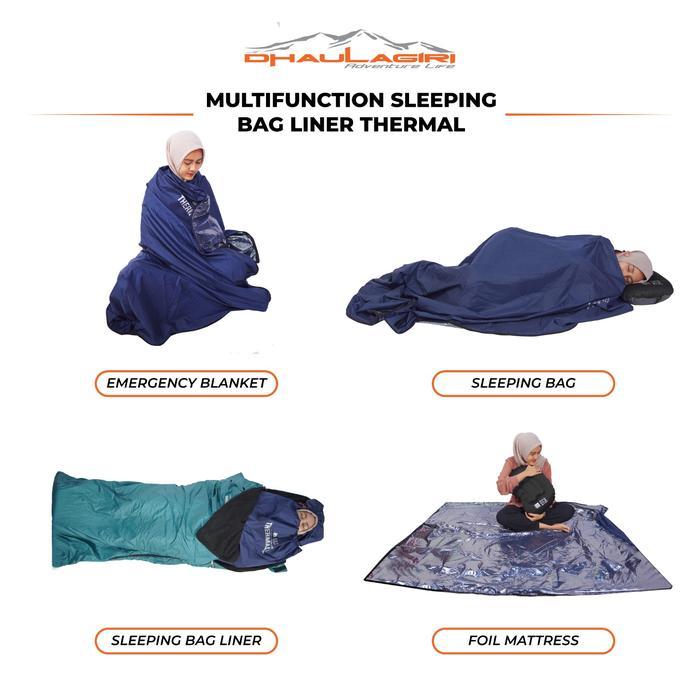 Dhaulagiri - Sleeping Bag - Sleeping Bag Liner Thermal - Sleeping Bag Thermal Omni Heat Multifungsi